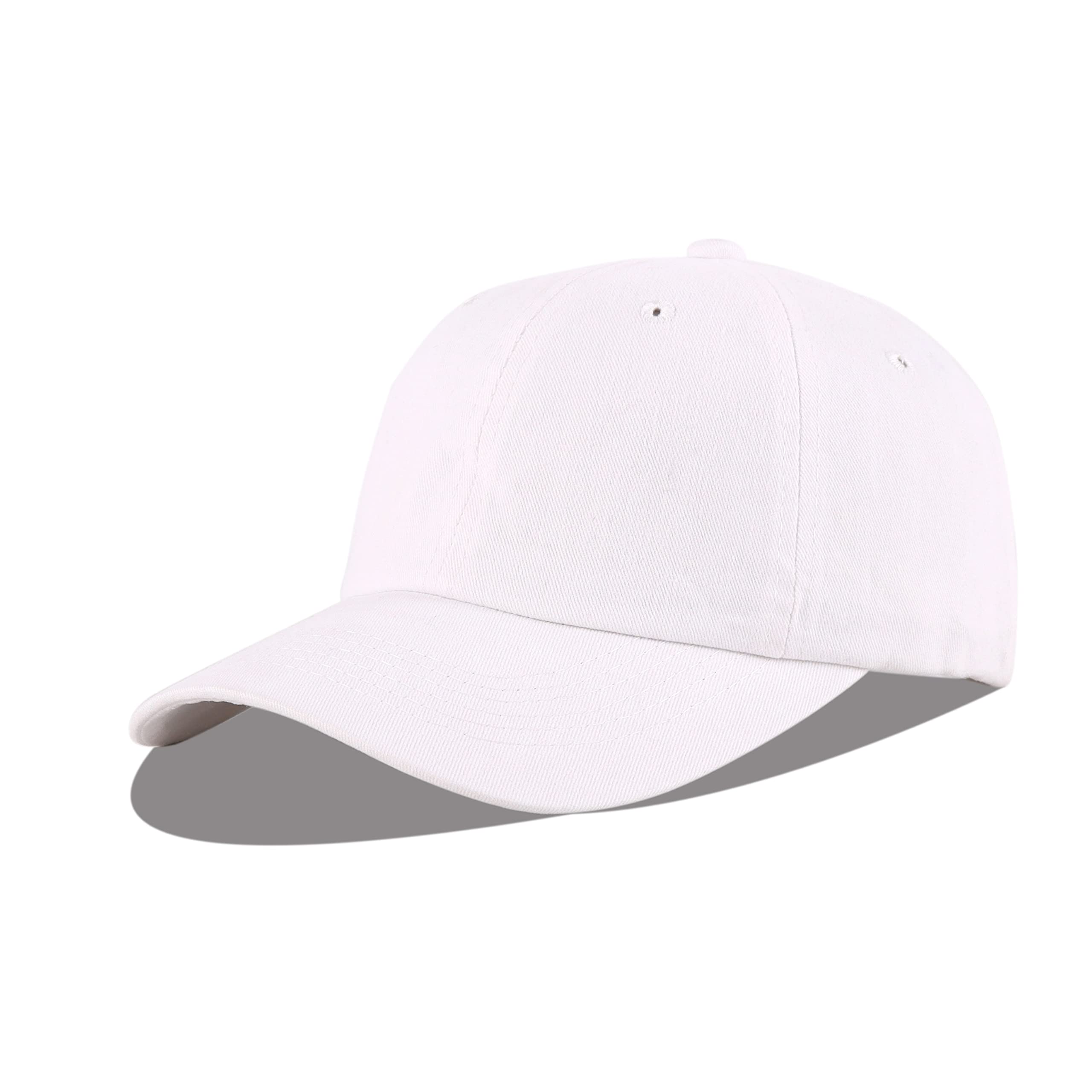 LANGZHEN Unisex Baseball Cap 100% Cotton Fits Men Women Washed Denim Adjustable Dad Hat